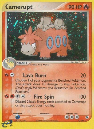 Camerupt, Ruby and Sapphire 4/109