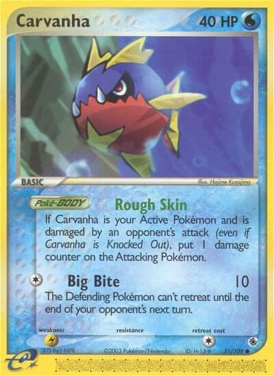 Carvanha, Ruby and Sapphire 51/109