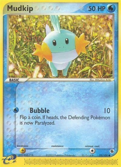 Mudkip - 59/109, Ruby and Sapphire 59/109