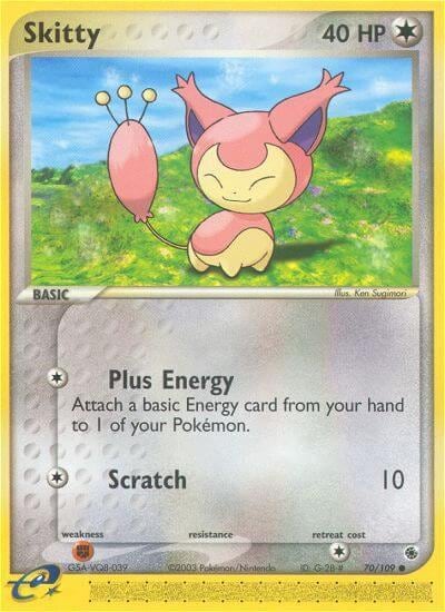 Skitty - 70/109, Ruby and Sapphire 70/109