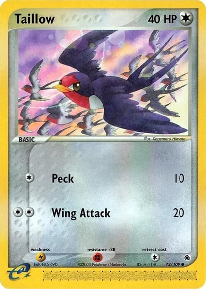 Taillow, Ruby and Sapphire 72/109