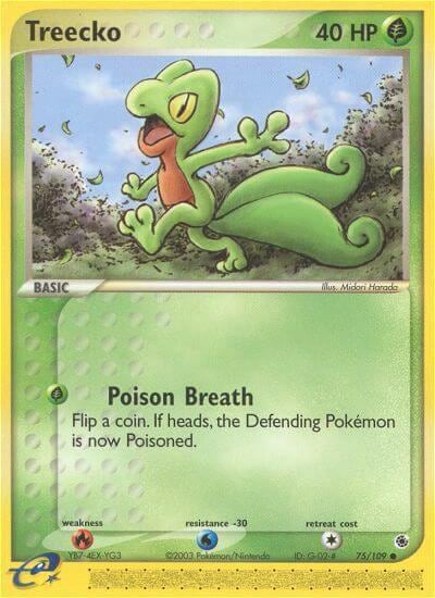 Treecko - 75/109, Ruby and Sapphire 75/109