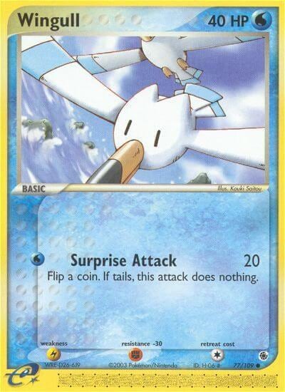 Wingull, Ruby and Sapphire 77/109