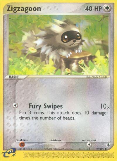 Zigzagoon, Ruby and Sapphire 79/109