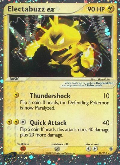 Electabuzz ex, Ruby and Sapphire 97/109