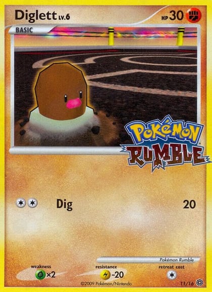 Diglett, Rumble 11