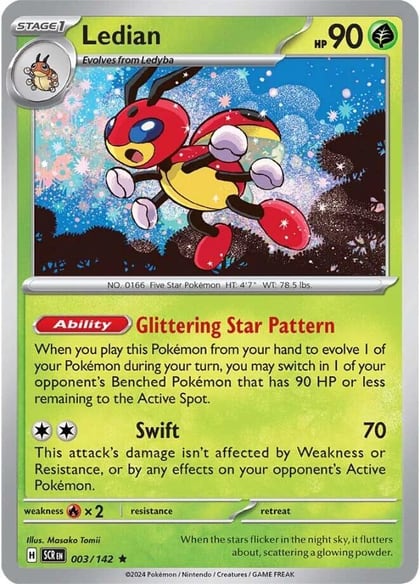 Ledian - 003/142, SV07: Stellar Crown 003/142