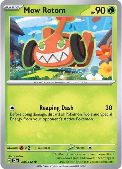 Mow Rotom, SV07: Stellar Crown 008/142