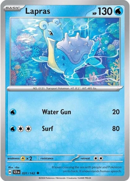Lapras, SV07: Stellar Crown 031/142