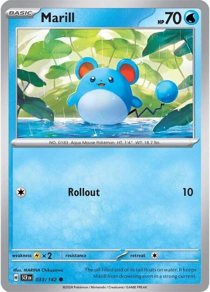 Marill, SV07: Stellar Crown 033/142