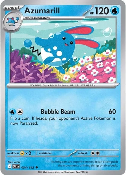 Azumarill, SV07: Stellar Crown 034/142
