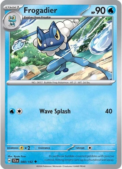 Frogadier, SV07: Stellar Crown 040/142