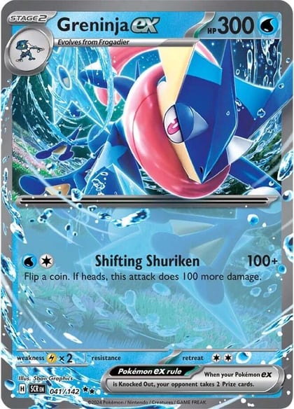 Greninja ex, SV07: Stellar Crown 041/142