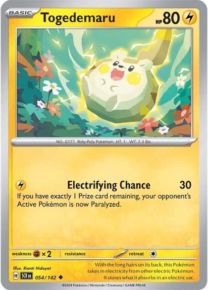 Togedemaru, SV07: Stellar Crown 054/142