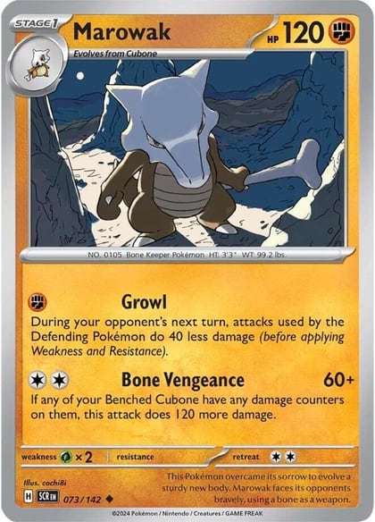 Marowak, SV07: Stellar Crown 073/142