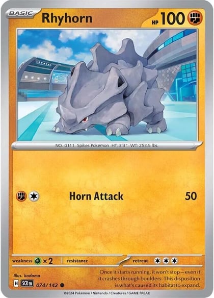 Rhyhorn, SV07: Stellar Crown 074/142