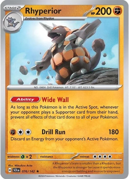 Rhyperior, SV07: Stellar Crown 076/142