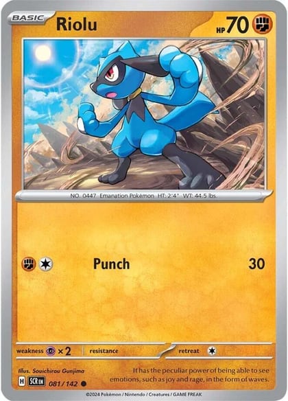 Riolu, SV07: Stellar Crown 081/142