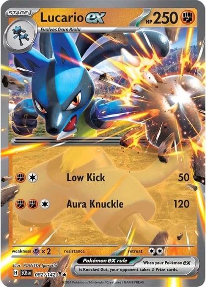 Lucario ex, SV07: Stellar Crown 082/142