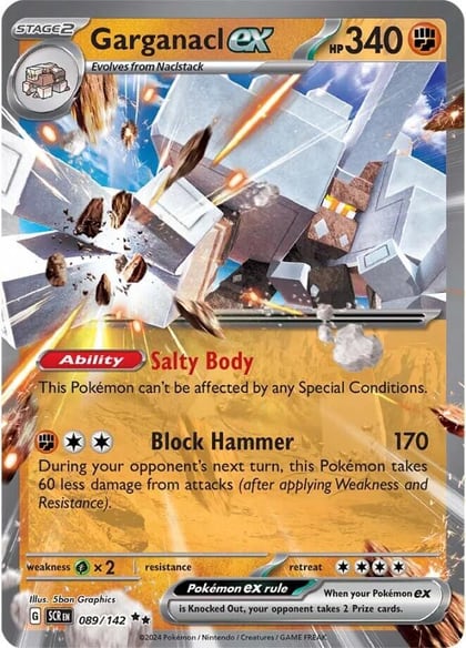 Garganacl ex, SV07: Stellar Crown 089/142