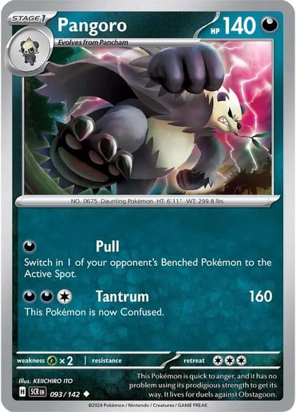 Pangoro, SV07: Stellar Crown 093/142