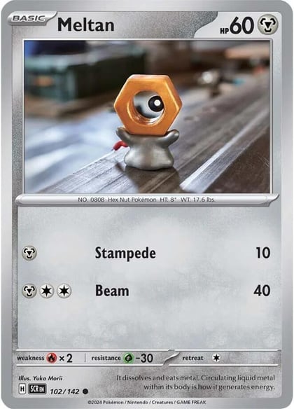Meltan - 102/142, SV07: Stellar Crown 102/142