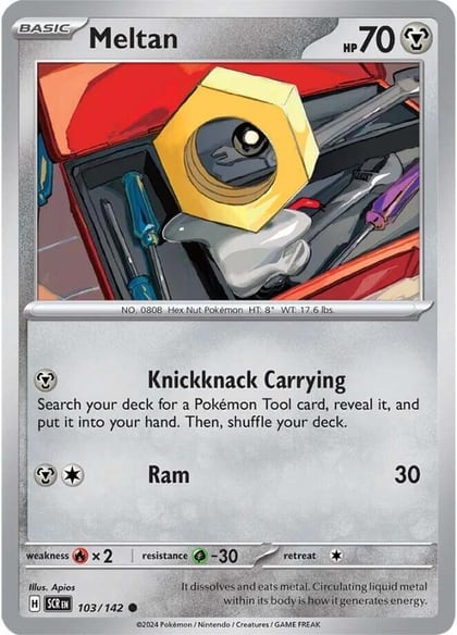 Meltan - 103/142, SV07: Stellar Crown 103/142