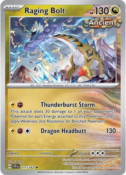 Raging Bolt, SV07: Stellar Crown 111/142