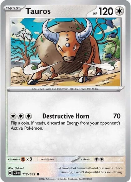 Tauros, SV07: Stellar Crown 112/142