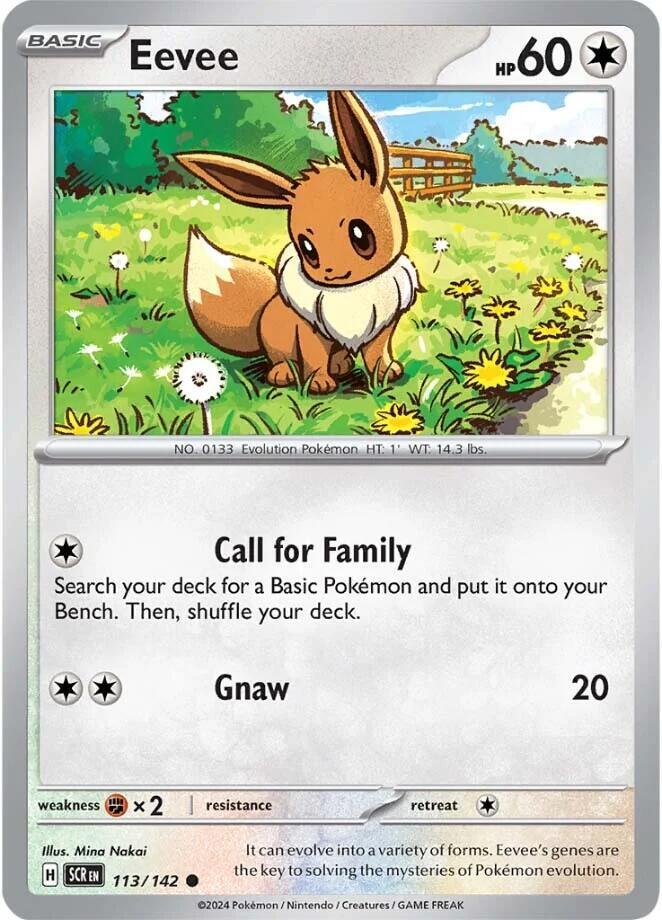 Eevee, SV07: Stellar Crown 113/142