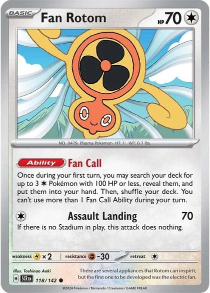 Fan Rotom, SV07: Stellar Crown 118/142