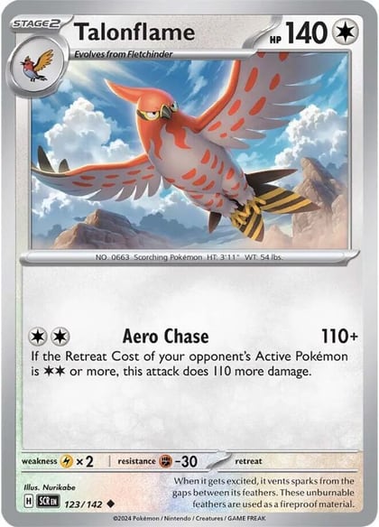 Talonflame, SV07: Stellar Crown 123/142