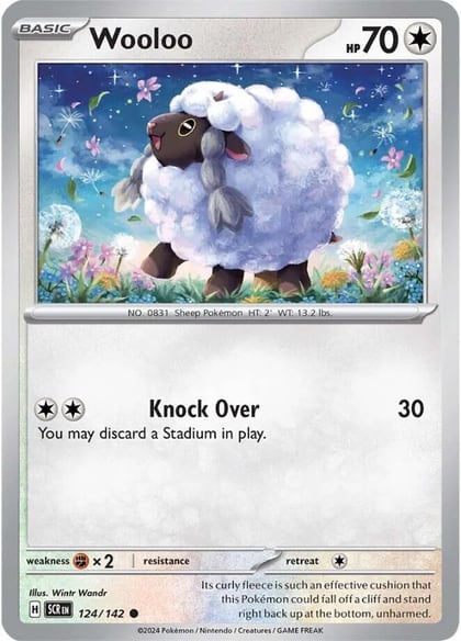Wooloo, SV07: Stellar Crown 124/142