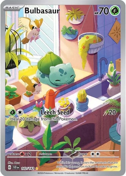 Bulbasaur, SV07: Stellar Crown 143/142