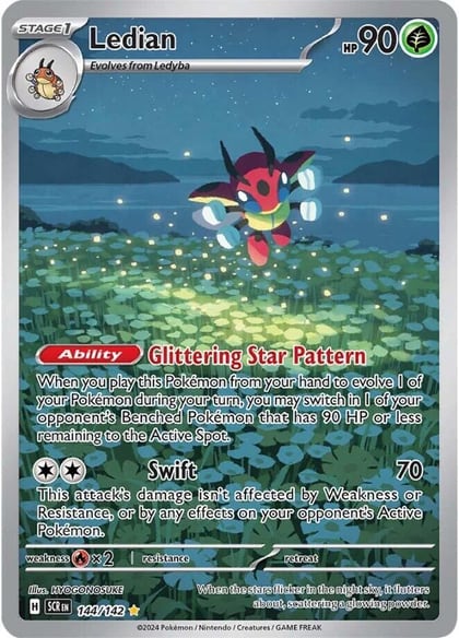 Ledian - 144/142, SV07: Stellar Crown 144/142