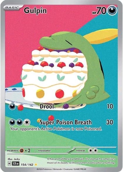Gulpin - 154/142, SV07: Stellar Crown 154/142