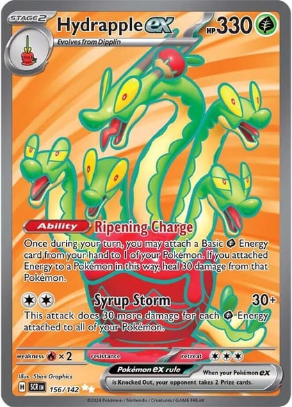 Hydrapple ex - 156/142, SV07: Stellar Crown 156/142
