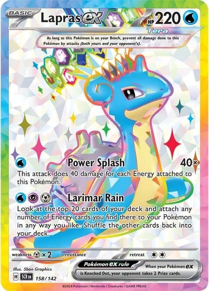 Lapras ex - 158/142, SV07: Stellar Crown 158/142