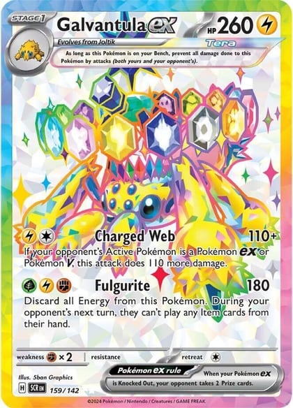 Galvantula ex - 159/142, SV07: Stellar Crown 159/142