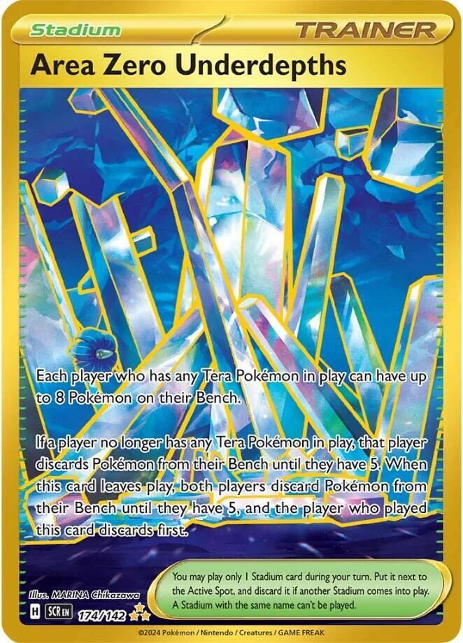 Area Zero Underdepths - 174/142, SV07: Stellar Crown 174/142