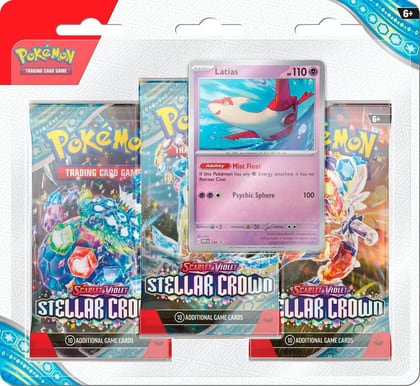 Stellar Crown 3 Pack Blisters [Latias], SV07: Stellar Crown P557334