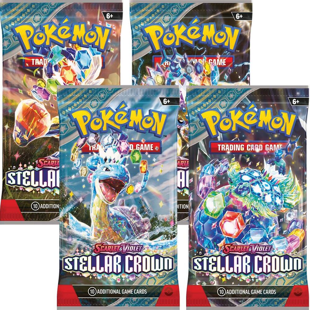 Stellar Crown Booster Pack Art Bundle [Set of 4], SV07: Stellar Crown P557357