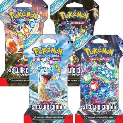 Stellar Crown Sleeved Booster Pack Art Bundle [Set of 4], SV07: Stellar Crown P557361