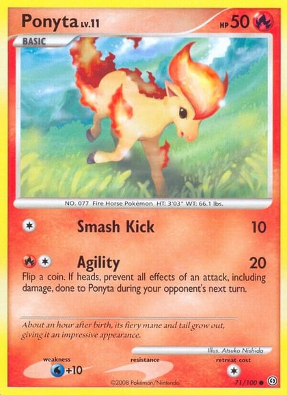 Ponyta, Stormfront 71/100