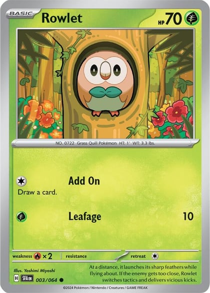 Rowlet, SV: Shrouded Fable 003/064