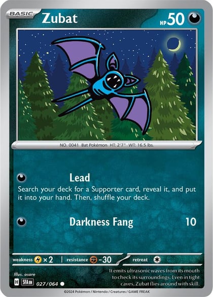 Zubat, SV: Shrouded Fable 027/064