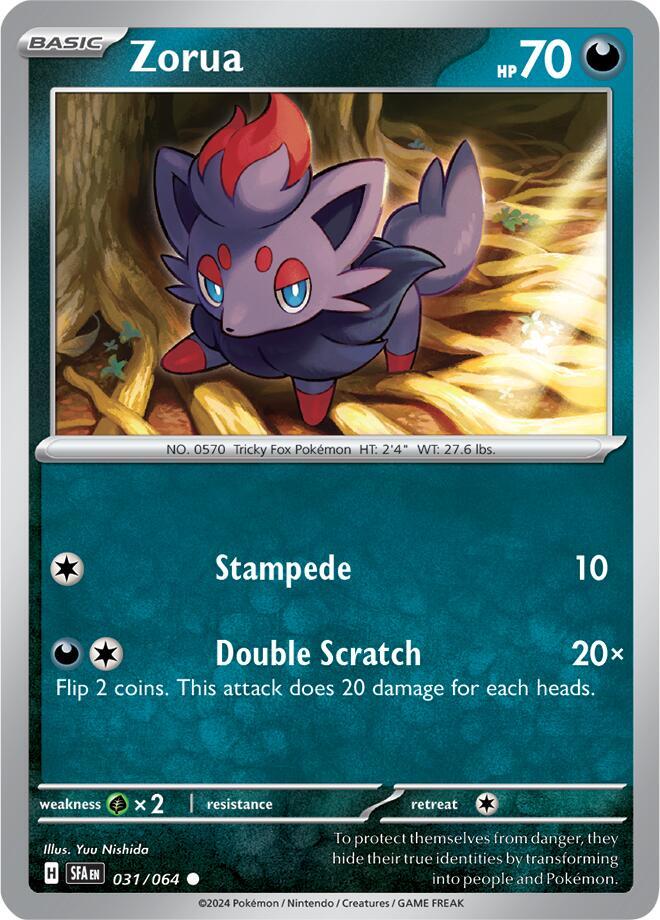 Zorua - 031/064, SV: Shrouded Fable 031/064