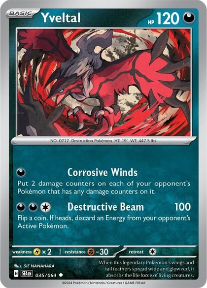 Yveltal, SV: Shrouded Fable 035/064