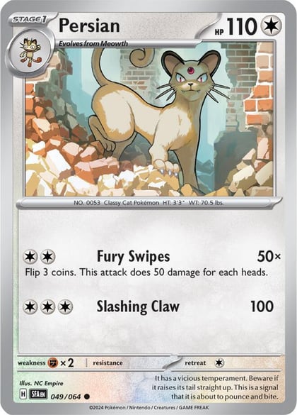 Persian - 049/064, SV: Shrouded Fable 049/064