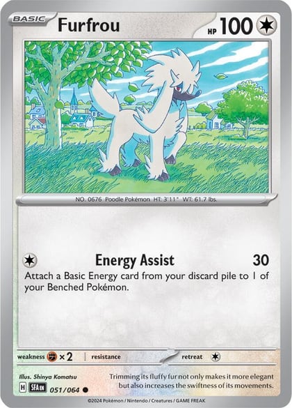 Furfrou, SV: Shrouded Fable 051/064